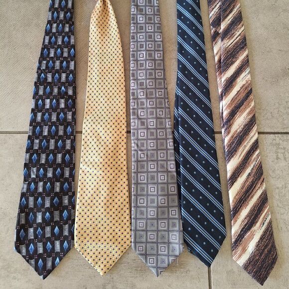 Men’s Luxury Tie Lot (5) - Picture 1 of 4